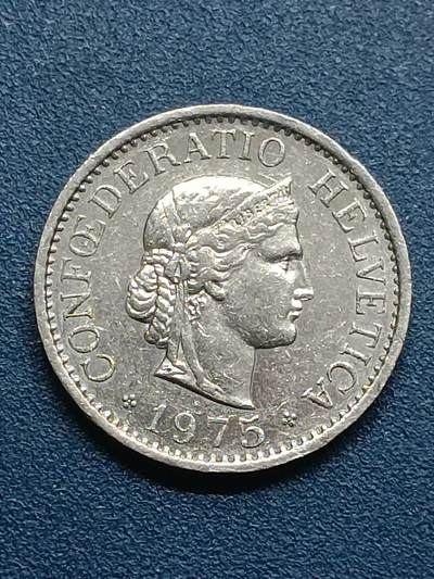 吉祥压岁钱外国硬币第54场 瑞士女神1975