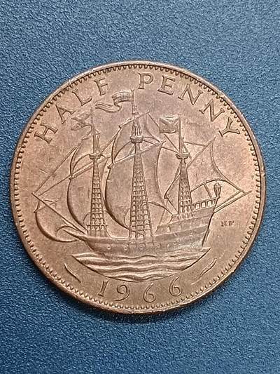 吉祥压岁钱外国硬币第54场 英国女王1966