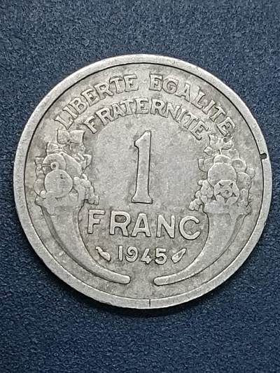 吉祥压岁钱外国硬币第54场 法国女神1945