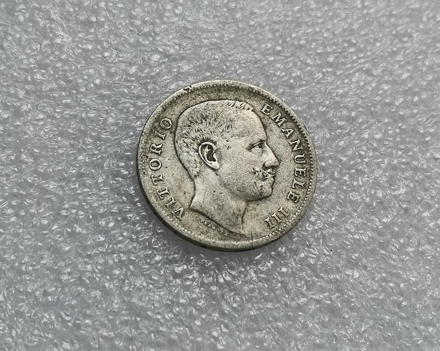 瓶子🏺第177期拍卖会  1906年意大利1里拉银币小鹰