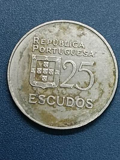 吉祥压岁钱外国硬币第54场 葡萄牙女神1982