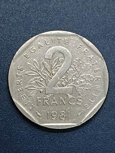 吉祥压岁钱外国硬币第54场 法国女神1981