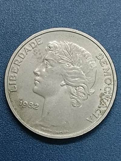 吉祥压岁钱外国硬币第54场 葡萄牙女神1982