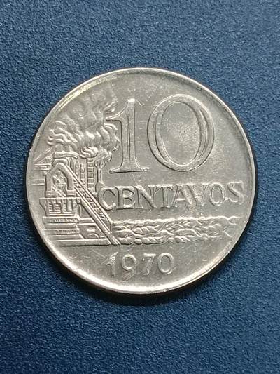 吉祥压岁钱外国硬币第54场 巴西女神1970