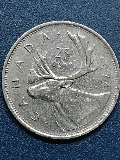 吉祥压岁钱外国硬币第54场 英国女王1974