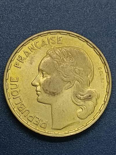 吉祥压岁钱外国硬币第54场 法国女神1951