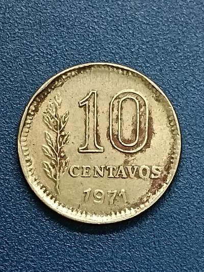 吉祥压岁钱外国硬币第54场 阿根廷女神1971