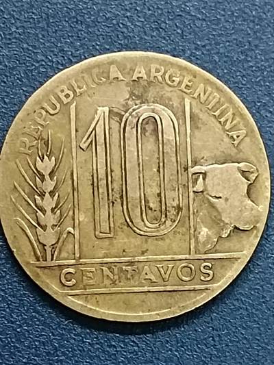 吉祥压岁钱外国硬币第54场 阿根廷女神1945