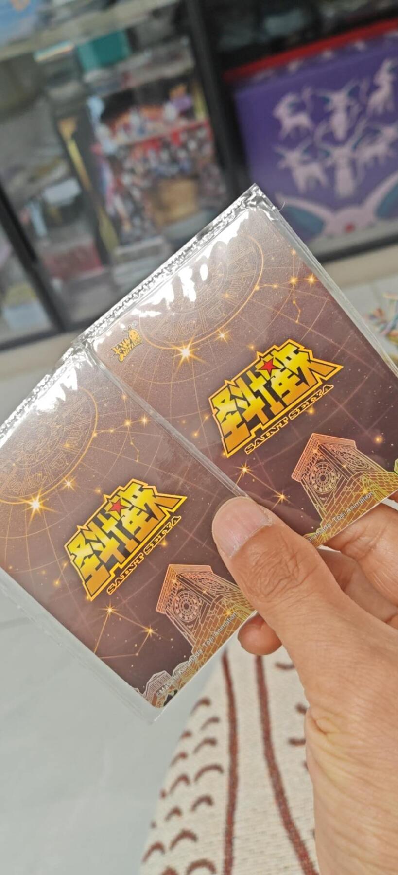 秋原瞳小店第8期（昆仑万象与卡游三国主题的强强碰撞） 卡游圣斗士一弹经典活动pr卡拼图卡雅典娜与黄金圣斗士