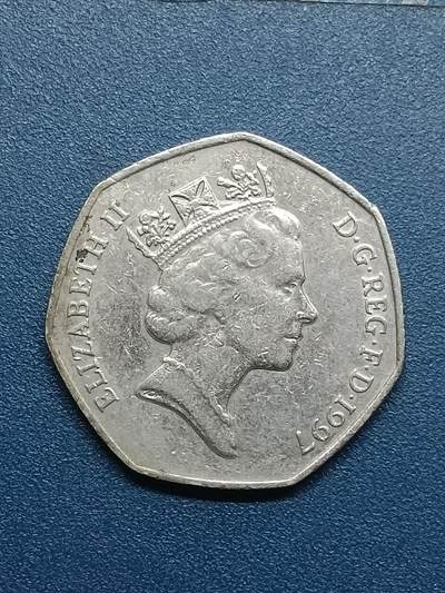 吉祥压岁钱外国硬币第54场 英国女王1997