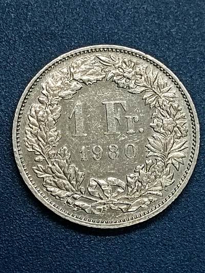 吉祥压岁钱外国硬币第54场 瑞士女神1980