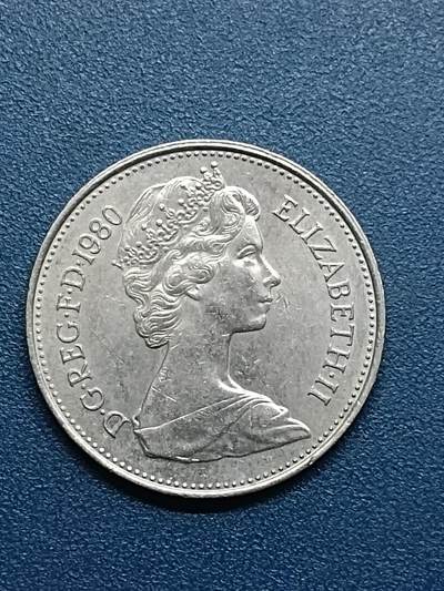 吉祥压岁钱外国硬币第54场 英国女王1980