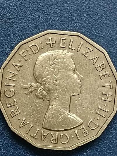 吉祥压岁钱外国硬币第54场 英国女王1954