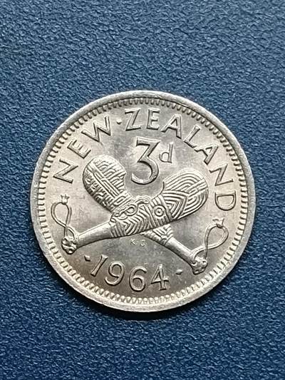 吉祥压岁钱外国硬币第54场 英国女王1964