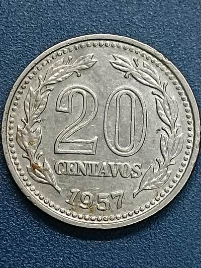 吉祥压岁钱外国硬币第54场 阿根廷女神1957