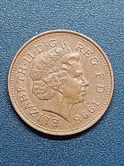 吉祥压岁钱外国硬币第54场 英国女王1998