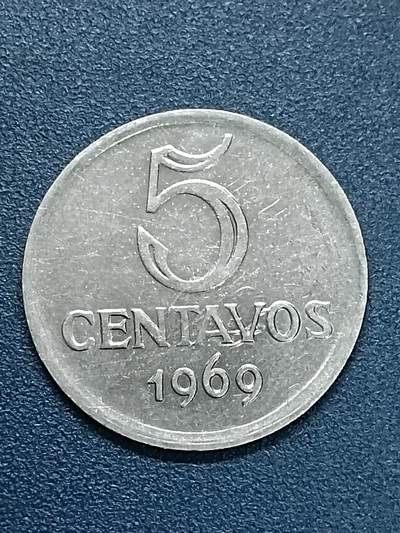 吉祥压岁钱外国硬币第54场 巴西女神1969