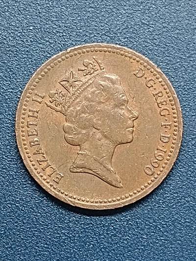 吉祥压岁钱外国硬币第54场 英国女王1990