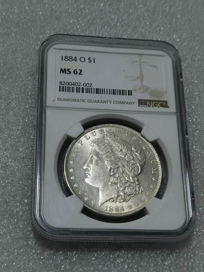 天下钱庄专场欢迎参拍 - NGC MS62 1884美国摩根一美元银币