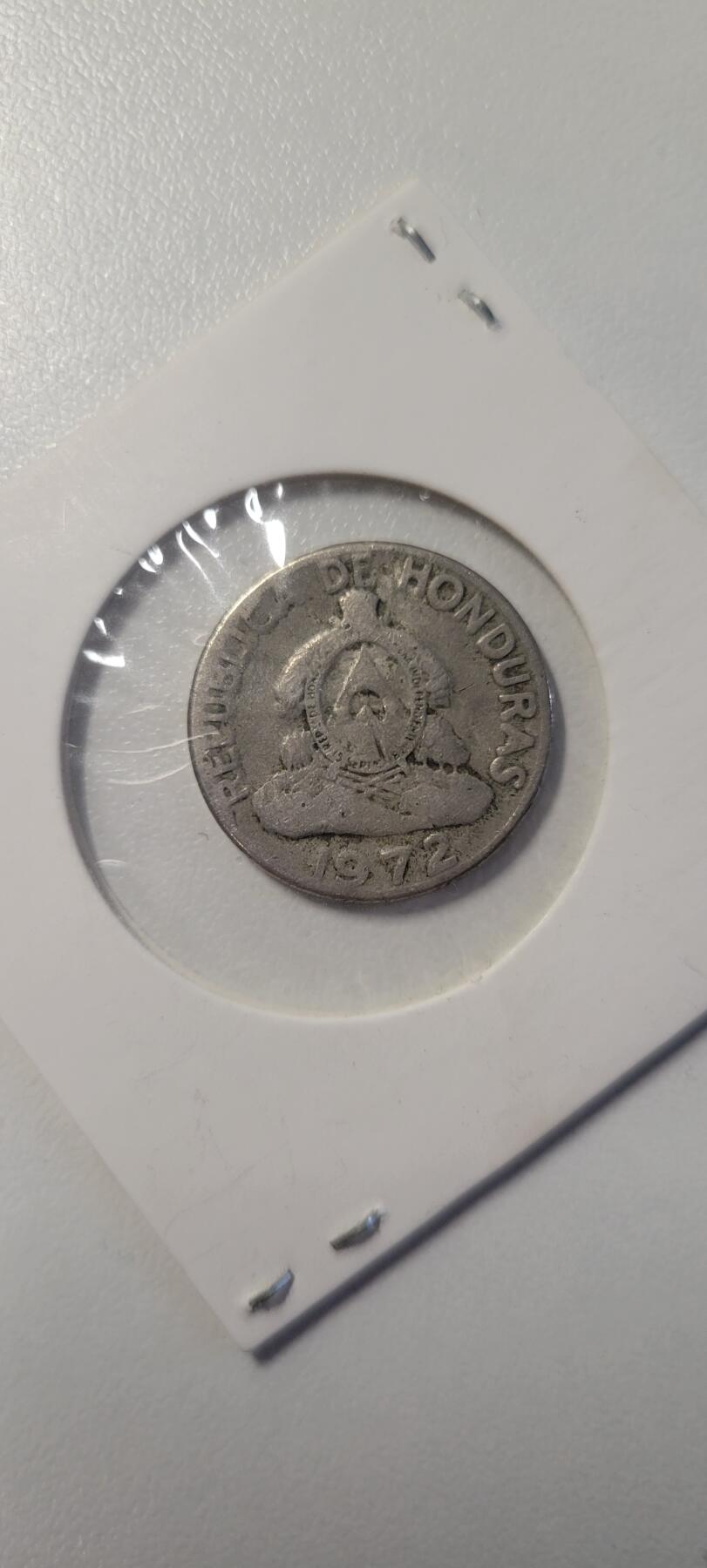 2025第四期 洪都拉斯硬币5分1972年