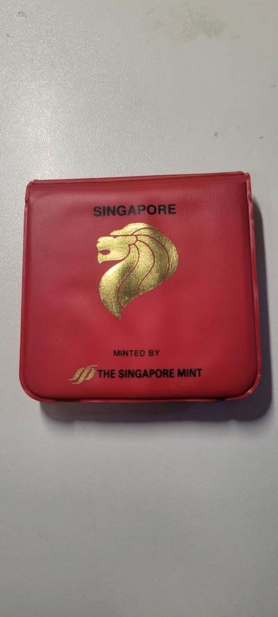 2025第四期 新加坡硬币10元生肖纪念币马年1990年带原盒