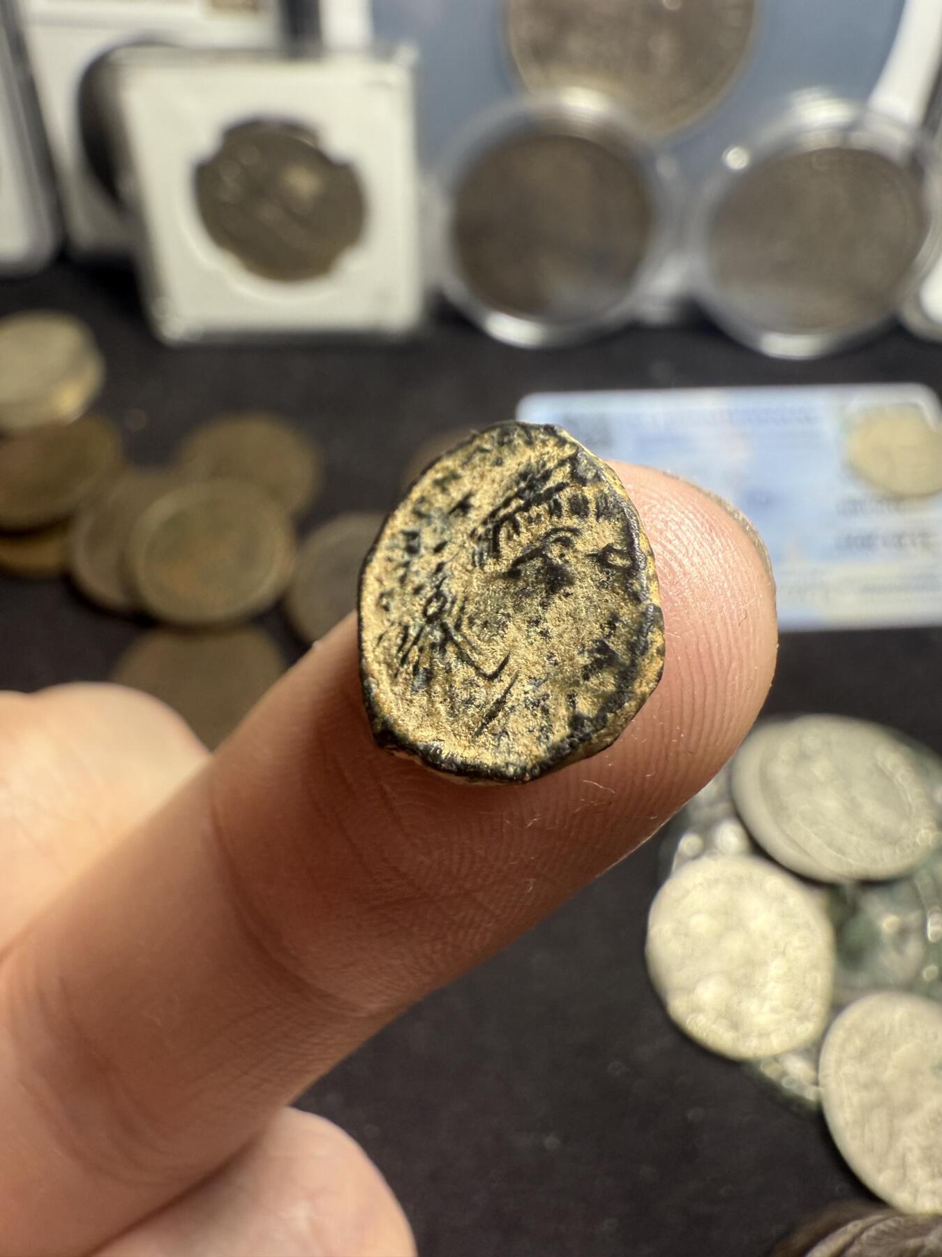 南宋泉阁俄币 外币 国币 专场第五期 古罗马 公元383-408年 东罗马皇帝阿卡狄乌斯小铜币