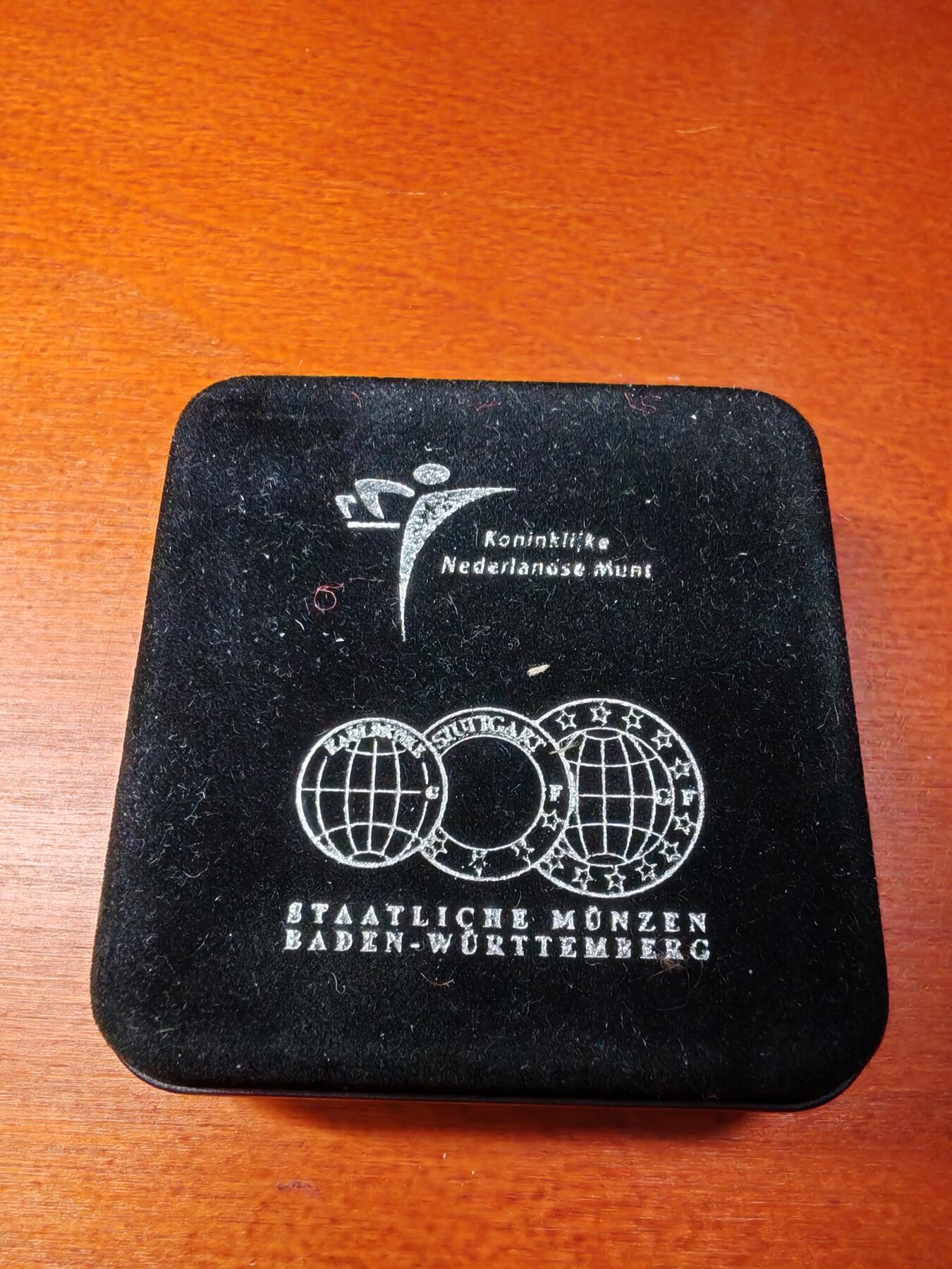 长老汇蛇年精选第二场拍卖 2002德国电视50周年10欧元精制银币，盒证全