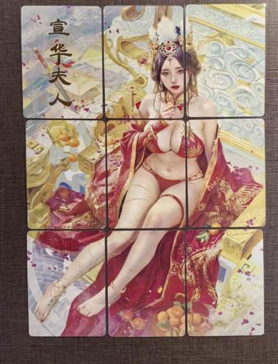 清仓！燎原刷子九拼清仓！阿毛寻梦九拼清仓！ 燎原刷子宣华夫人九拼普卡。