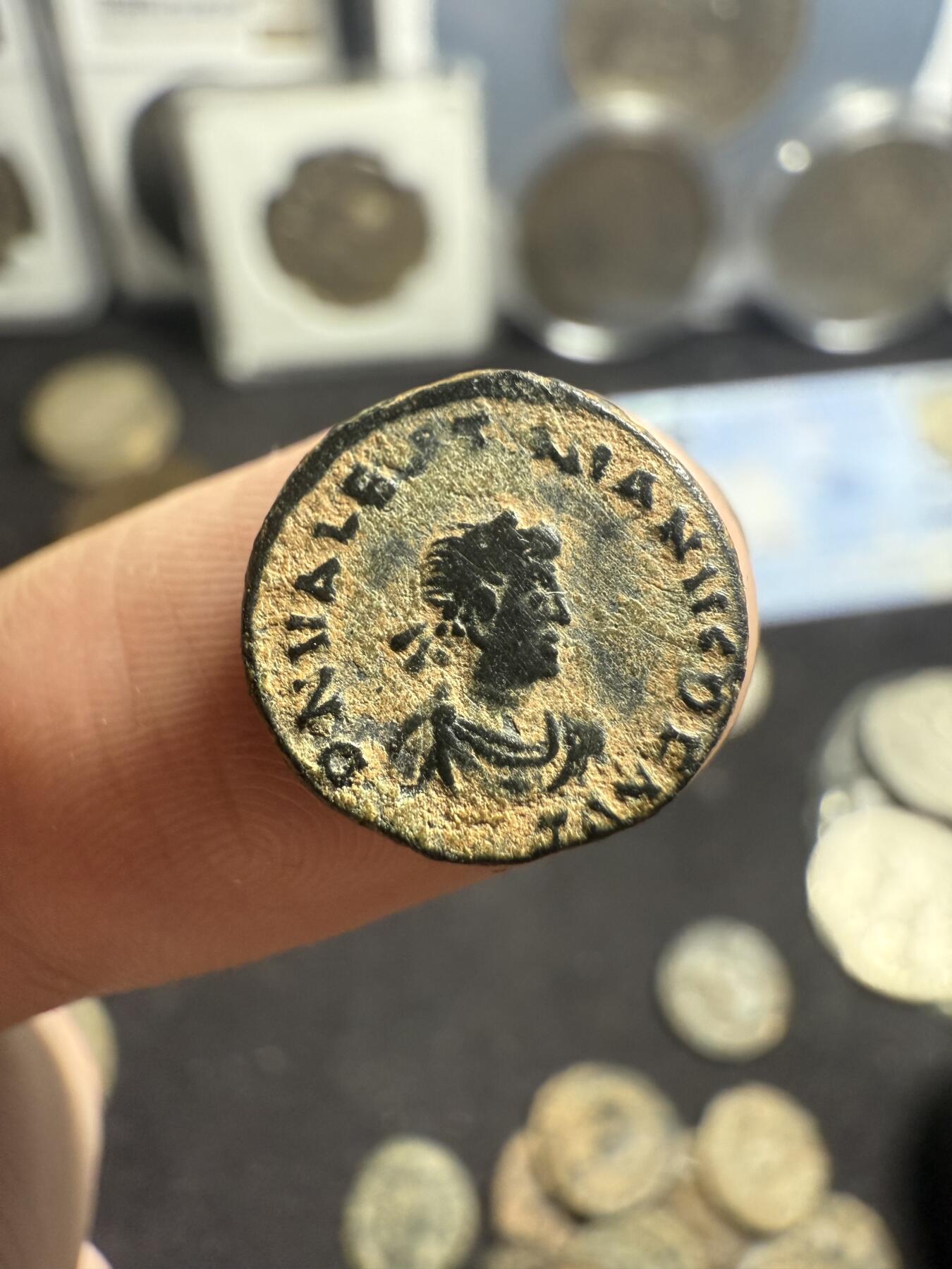 南宋泉阁俄币 外币 国币 专场第五期 古罗马 公元375-392年 瓦伦提尼安二世铜币 好品