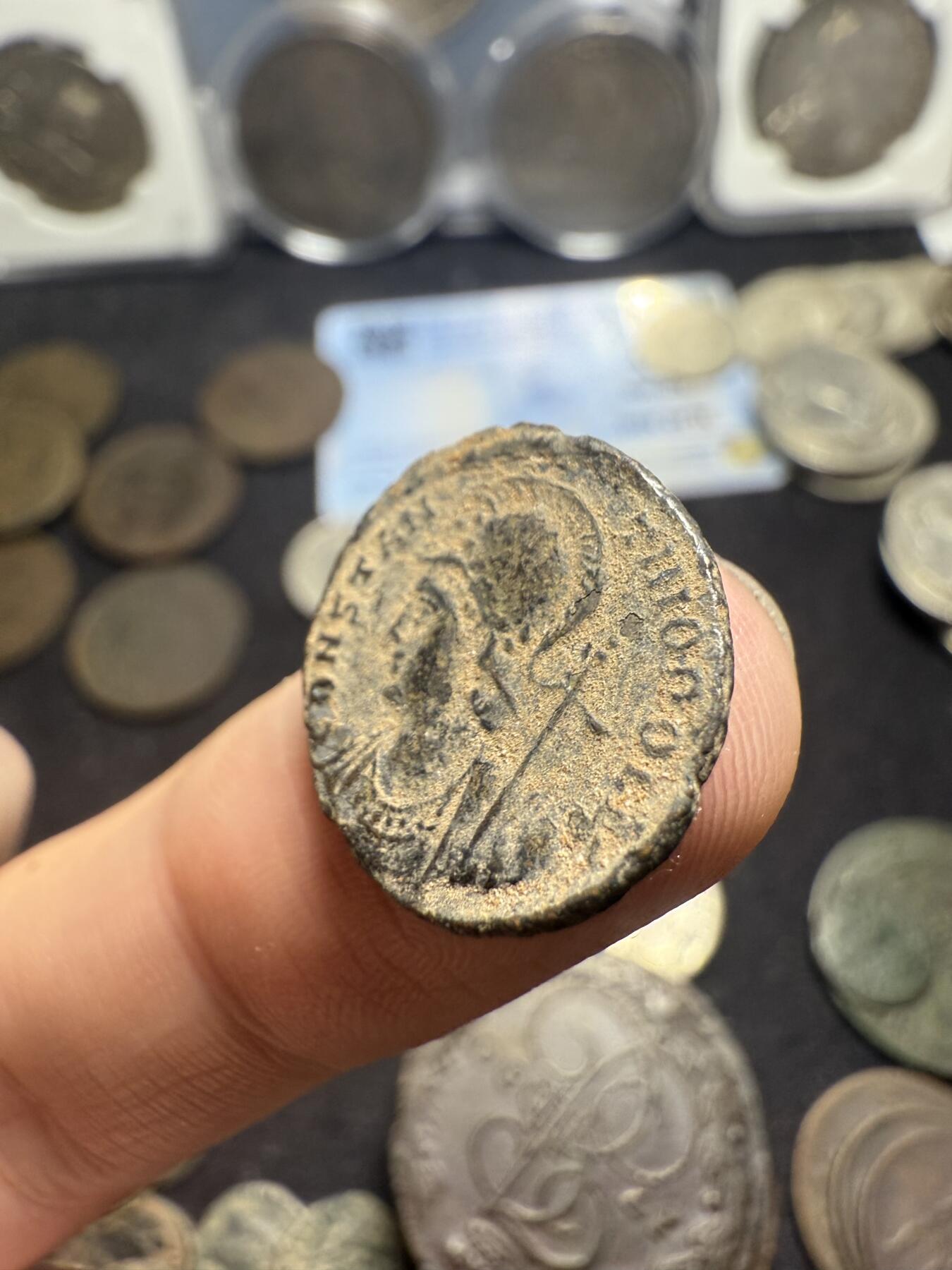 南宋泉阁俄币 外币 国币 专场第五期 古罗马 公元306-337年 君士坦丁一世铜币 君士坦丁大帝建城纪念 君士坦丁堡建城纪念币 少见品种 好品