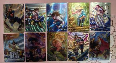 清仓！燎原刷子九拼清仓！阿毛寻梦九拼清仓！ 燎原小坏熊粗闪50张，目前已出所有，全网最全，含卢俊义重置版，武松打虎特卡。