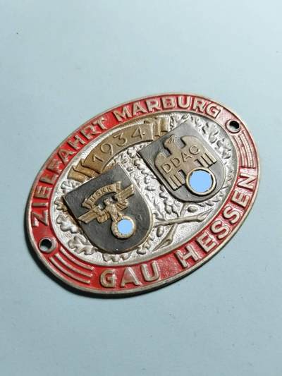 盛世勋华——号角文化勋章邮票专场拍卖第318期 德国（1939）NS运输团（NSKK）/德意志汽车协会（DDAC）黑森大区1934年汽车竞赛纪念章 大尺寸 极为少见