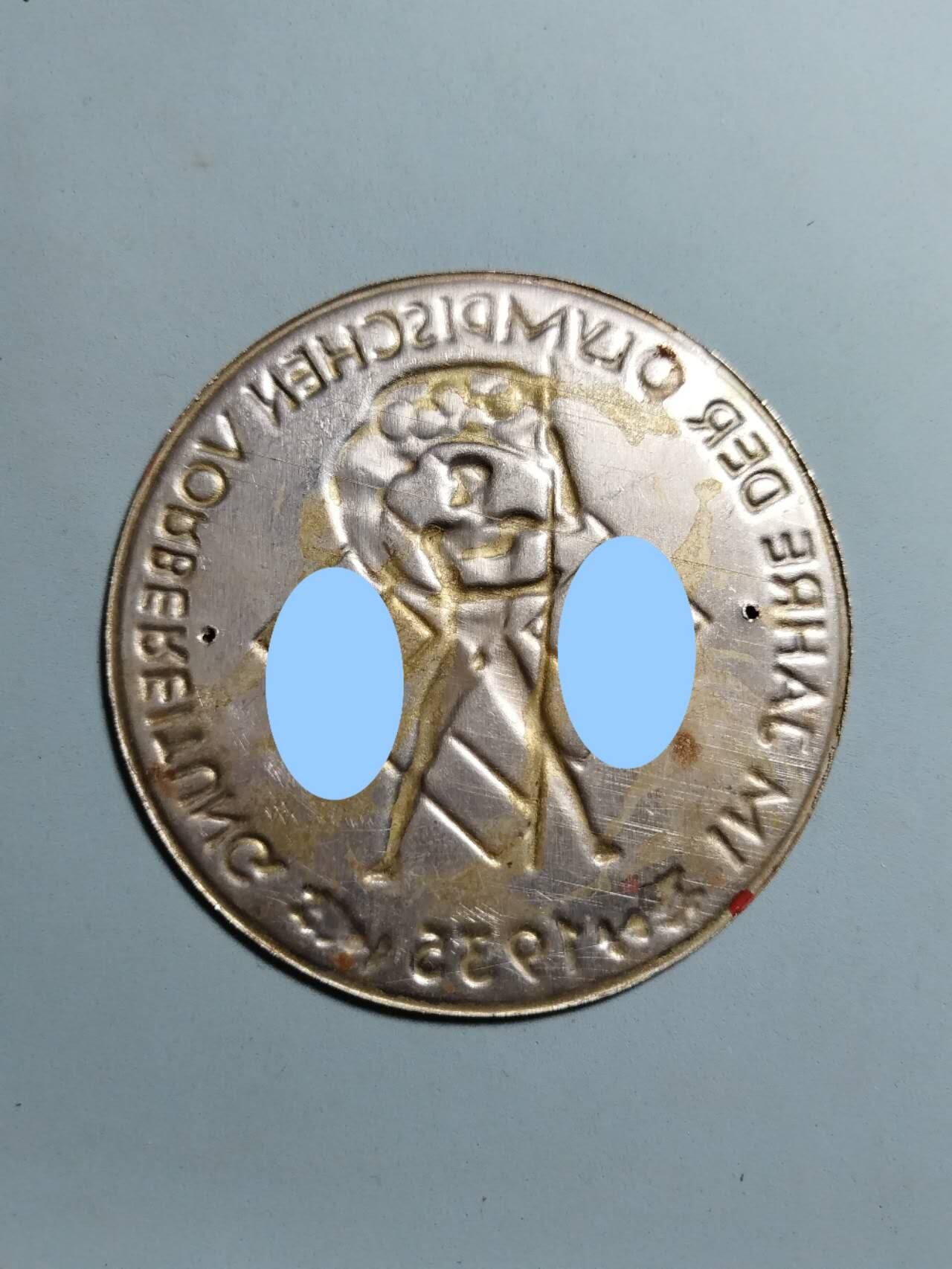 盛世勋华——号角文化勋章邮票专场拍卖第278期 德国（1939）1935年奥运会筹备工作纪念章 大尺寸 极为少见