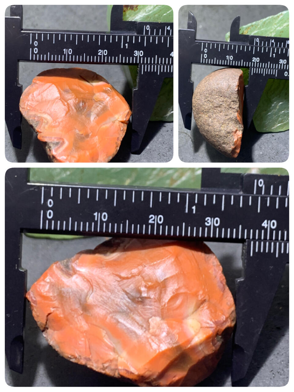 精美铁皮柿子红开窗料南红玛瑙原石一颗，