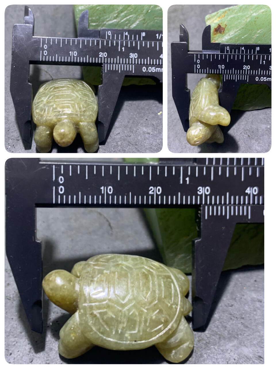 精美天然青海糖料和田玉雕刻复古长寿龟摆件一个，