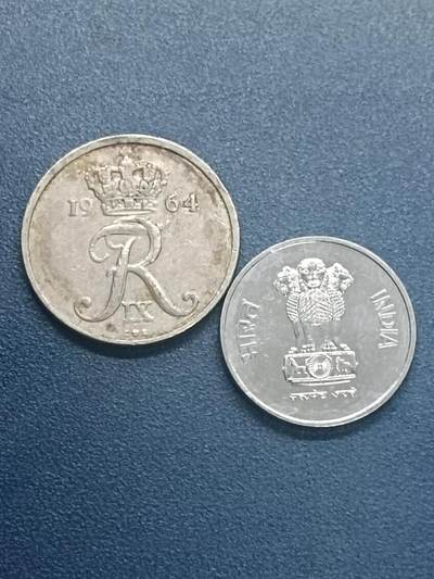 吉祥压岁钱外国硬币第55场 丹印一组两枚