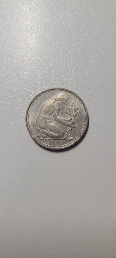 2025第四期 德国1991年J厂50芬尼