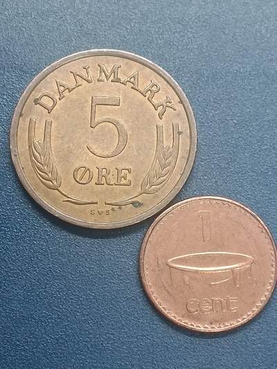 吉祥压岁钱外国硬币第55场 丹斐一组两枚