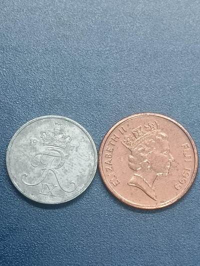 吉祥压岁钱外国硬币第55场 丹斐一组两枚