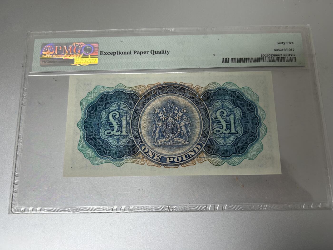 收藏联盟Quantum Auction 第407期拍卖 @征集拍品 长期供货可享分佣福利  1966年百慕大1镑  PMG65E