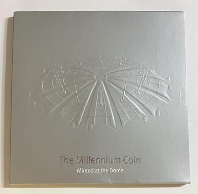 S&S Numismatic世界钱币-拍卖 第126期  英国2000年 千禧年 5英镑纪念币官方卡币 稀少地球版