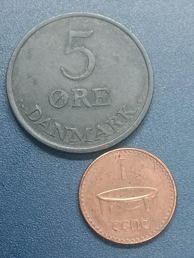 吉祥压岁钱外国硬币第55场 丹斐一组两枚