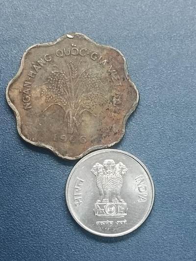 吉祥压岁钱外国硬币第55场 越印一组两枚