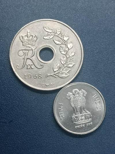 吉祥压岁钱外国硬币第55场 丹印一组两枚