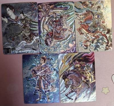 清仓！燎原刷子九拼清仓！阿毛寻梦九拼清仓！ 星宿文创刀映寒霜扈三娘粗闪5张。