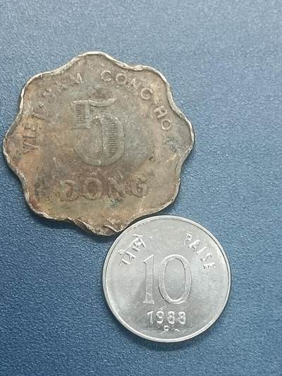 吉祥压岁钱外国硬币第55场 越印一组两枚