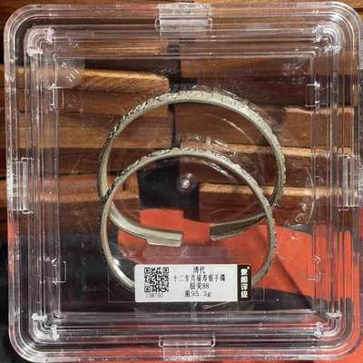 颜紫熹品牌严选推荐民间收藏品第9期 - 泉阁评级鉴定清代十二生肖福寿银手镯