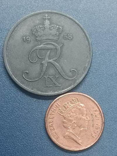 吉祥压岁钱外国硬币第55场 丹斐一组两枚