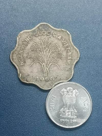 吉祥压岁钱外国硬币第55场 越印一组两枚