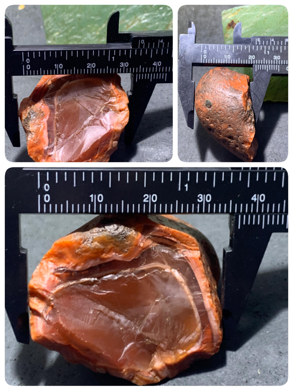 精美红皮开窗荔枝冻心南红玛瑙原石一颗